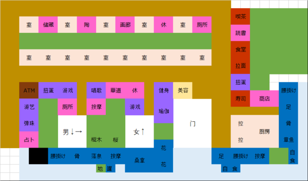 温泉物语2汉化版(含布局图)