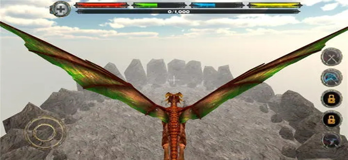 控制一条龙在空中飞的游戏